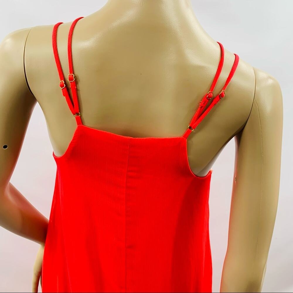 Gianni Bini Coral Peplum Hem Maxi Dress - Picture 9 of 12